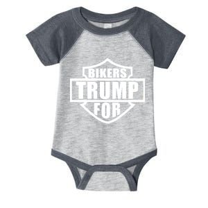 Bikers For Trump Infant Baby Jersey Bodysuit