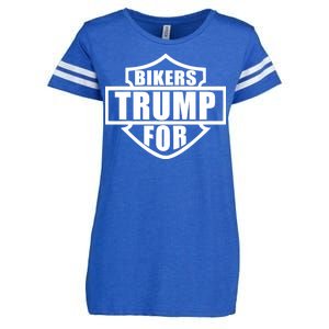 Bikers For Trump Enza Ladies Jersey Football T-Shirt