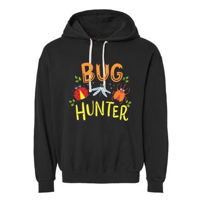 Bugs Insects Ladybug Biologist Entomology Student Garment-Dyed Fleece Hoodie