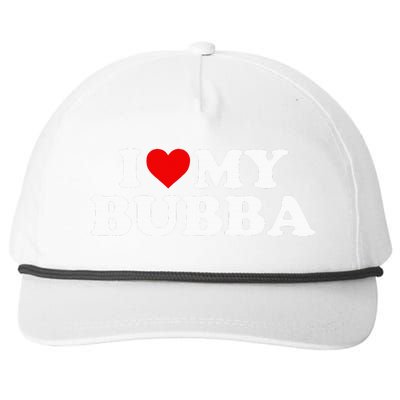 Bubba I Love My Bubba Snapback Five-Panel Rope Hat