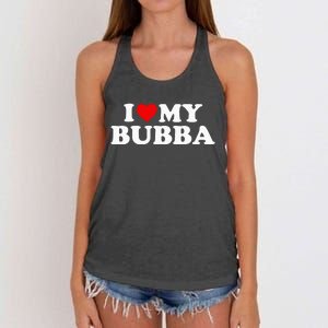 Bubba I Love My Bubba Women's Knotted Racerback Tank