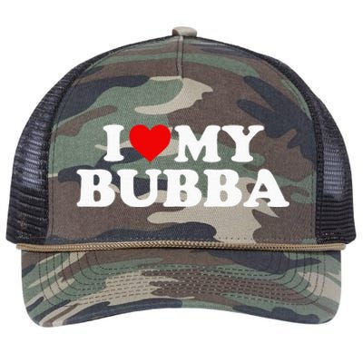 Bubba I Love My Bubba Retro Rope Trucker Hat Cap