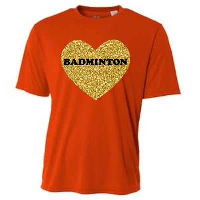 Badminton I Love Badminton Gift Cooling Performance Crew T-Shirt