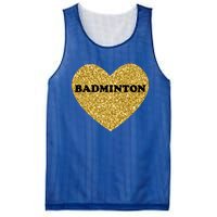 Badminton I Love Badminton Gift Mesh Reversible Basketball Jersey Tank