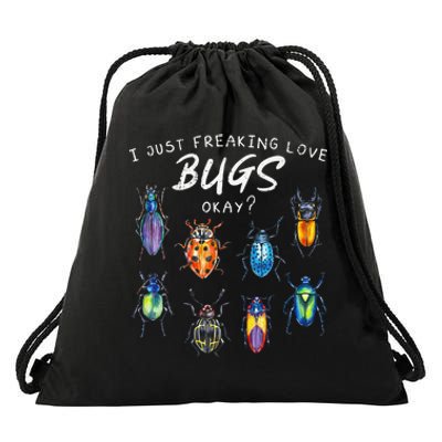 Bug Insect Lover Bug funny Bug Lover Drawstring Bag