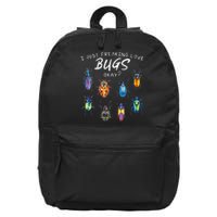 Bug Insect Lover Bug funny Bug Lover 16 in Basic Backpack