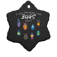 Bug Insect Lover Bug funny Bug Lover Ceramic Star Ornament