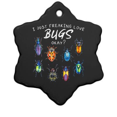 Bug Insect Lover Bug funny Bug Lover Ceramic Star Ornament