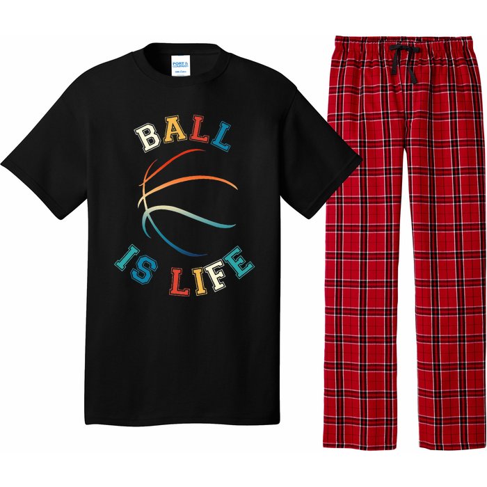 Ball Is Life Basketball Bball Lover Gift Pajama Set