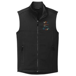 Ball Is Life Basketball Bball Lover Gift Collective Smooth Fleece Vest