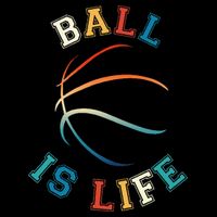Ball Is Life Basketball Bball Lover Gift Backpack
