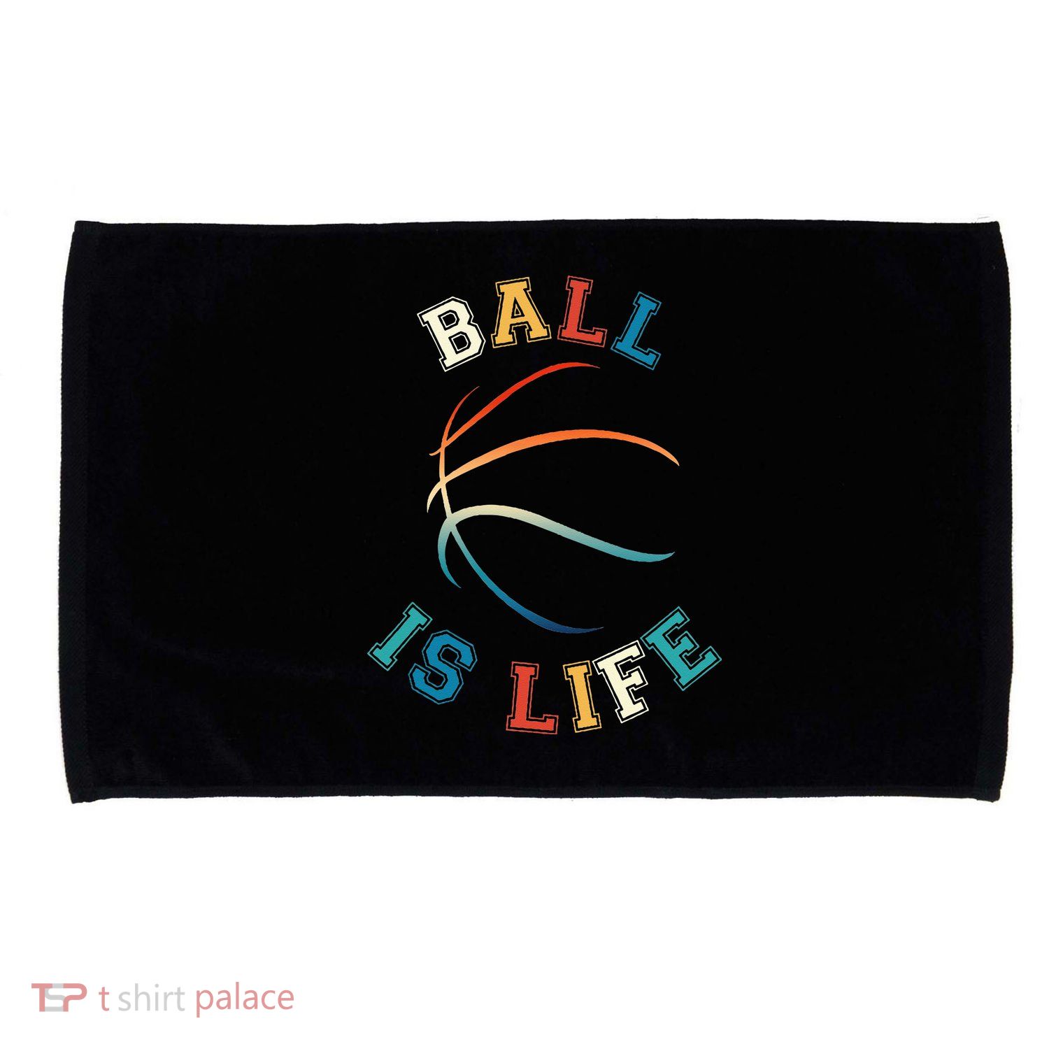 Ball Is Life Basketball Bball Lover Gift Microfiber Hand Towel
