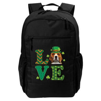 Beagle I Love My Beagle St Patricks Day Funny Dog Lover Backpack