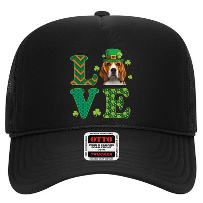 Beagle I Love My Beagle St Patricks Day Funny Dog Lover Trucker Hat