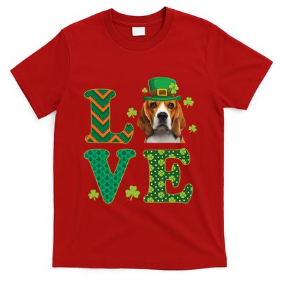 Beagle I Love My Beagle St Patricks Day Funny Dog Lover T-Shirt