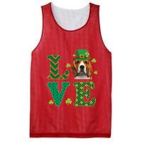 Beagle I Love My Beagle St Patricks Day Funny Dog Lover Mesh Reversible Basketball Jersey Tank