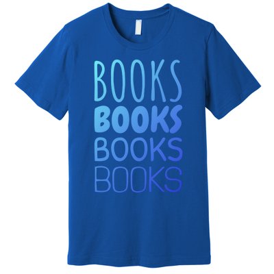 Book I Love Reading Books Bookworm Gift Premium T-Shirt