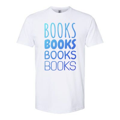 Book I Love Reading Books Bookworm Gift Softstyle CVC T-Shirt