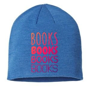 Book I Love Reading Books Bookworm Gift Sustainable Beanie