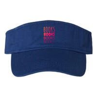 Book I Love Reading Books Bookworm Gift Valucap Bio-Washed Visor