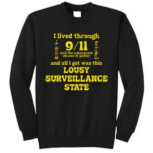 Breadandwaterprintshop I Lived Through 9 11 Sweatshirt