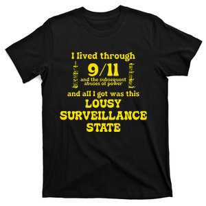 Breadandwaterprintshop I Lived Through 9 11 T-Shirt