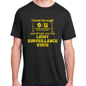 Breadandwaterprintshop I Lived Through 9 11 Adult ChromaSoft Performance T-Shirt