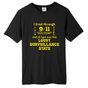 Breadandwaterprintshop I Lived Through 9 11 Tall Fusion ChromaSoft Performance T-Shirt