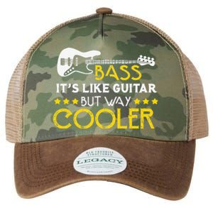 Bass It's Like A Guitar But Way Cooler Musician Legacy Tie Dye Trucker Hat