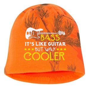 Bass It's Like A Guitar But Way Cooler Musician Kati - Camo Knit Beanie