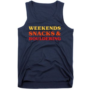 Bouldering I Love Bouldering Rock Climbing Tank Top