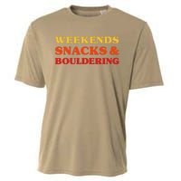 Bouldering I Love Bouldering Rock Climbing Cooling Performance Crew T-Shirt