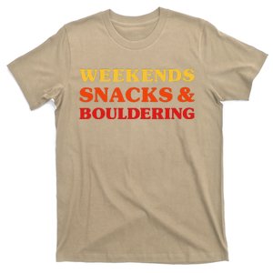 Bouldering I Love Bouldering Rock Climbing T-Shirt