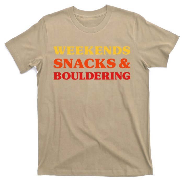 Bouldering I Love Bouldering Rock Climbing T-Shirt