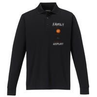 Ball Is Life Performance Long Sleeve Polo