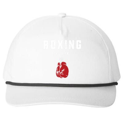 Boxing Is Life Snapback Five-Panel Rope Hat