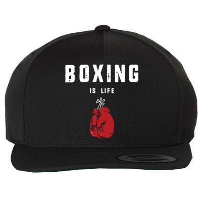 Boxing Is Life Wool Snapback Cap