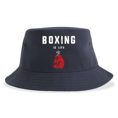 Boxing Is Life Sustainable Bucket Hat