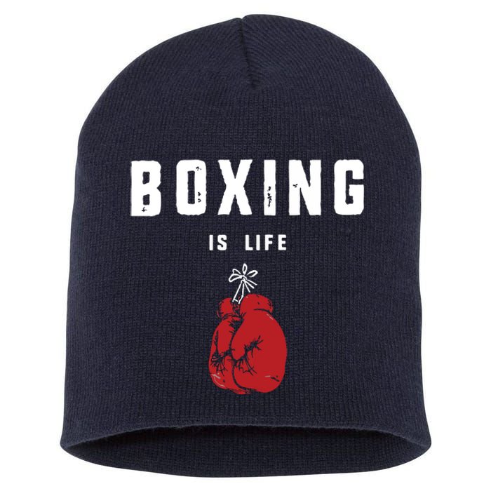 Boxing Is Life Short Acrylic Beanie