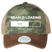 Brain Is Loading Please Wait Funny Legacy Tie Dye Trucker Hat