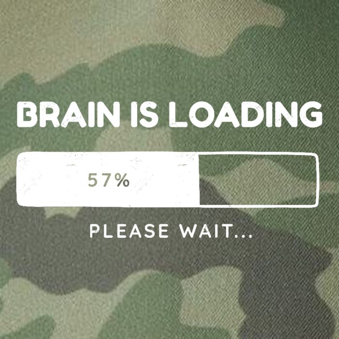 Brain Is Loading Please Wait Funny Legacy Tie Dye Trucker Hat