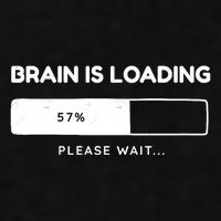 Brain Is Loading Please Wait Funny Ladies PosiCharge Tri-Blend Wicking Tank