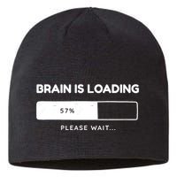 Brain Is Loading Please Wait Funny Sustainable Beanie