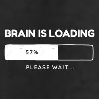 Brain Is Loading Please Wait Funny 25L Jumbo Tote