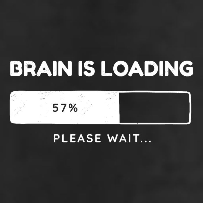 Brain Is Loading Please Wait Funny 25L Jumbo Tote