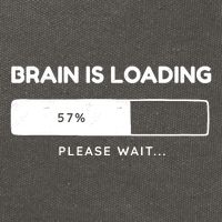 Brain Is Loading Please Wait Funny Cotton Canvas Backpack