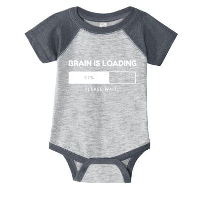 Brain Is Loading Please Wait Funny Infant Baby Jersey Bodysuit