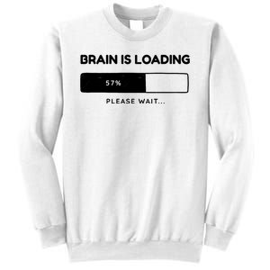 Brain Is Loading Please Wait Funny Sweatshirt