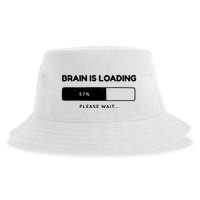 Brain Is Loading Please Wait Funny Sustainable Bucket Hat