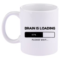 Brain Is Loading Please Wait Funny 11oz C Handle Ceramic Mug